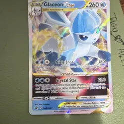 Pokemon Glaceon VSTAR Holo Promo SWSH197 Sword & Shield VSTAR Power 260 HP - Image 1