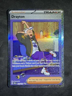 ✅Pokemon TCG Drayton 172/131 SIR Special Illustration ERROR Prismatic Evolutions - Image 1