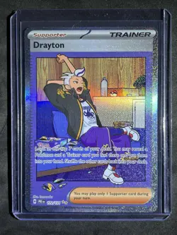 ✅Pokemon TCG Drayton 172/131 SIR Special Illustration ERROR Prismatic Evolutions - Image 3