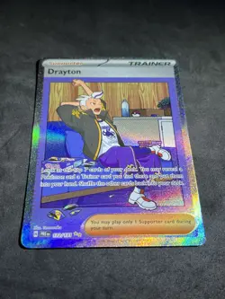 ✅Pokemon TCG Drayton 172/131 SIR Special Illustration ERROR Prismatic Evolutions - Image 5