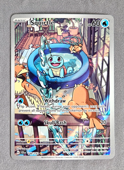 Squirtle 148/142 Pokemon Steller Crown Scarlet & Violet - Image 1