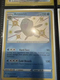 Pokemon TCG - Arctovish SV037/SV122 - Shining Fates - Shiny Vault NM/M - Image 2