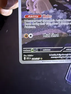 Team Rocket's Dugtrio 239/217 Pokemon Ascended Heroes Holo Ability Rare - Image 5