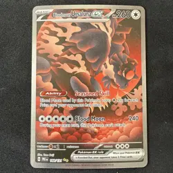 Bloodmoon Ursaluna ex 168/131 Prismatic Evolutions Pokemon - Image 1