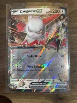 Zangoose EX 167/217 Double Rare Pokemon TCG: Ascended Heroes English Holo - Image 1