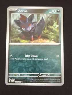 Zorua 61/86 Reverse Holo White Flare -Near Mint- Pokemon TCG - Image 1