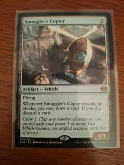 MTG Smuggler's Copter Kaladesh 235/264 KLD Rare English Magic Vehicle Card LP - Image 1