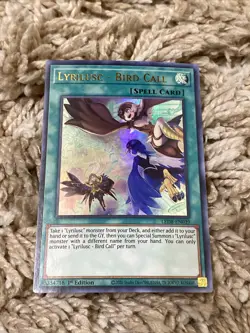 Yu Gi Oh Lyrilusc - Bird Call LED8-EN039 Ultra Rare 1st Edition Near Mint - Image 1