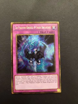 Yugioh The Phantom Knights of Shade Brigandine PGL3-EN015 Gold Secret 1st Ed - Image 1