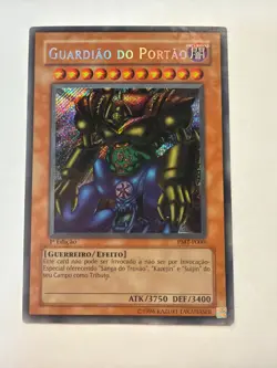 Yu-Gi-Oh! Gate Guardian 1st Edition Secret Rare PMT-P000 Portuguese - Image 1