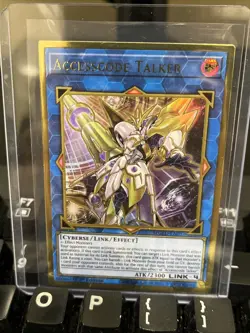 Yugioh *Accesscode Talker X1 1st Edition Premium Gold Rare* (NM) MGED-EN037 - Image 1