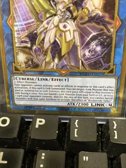 Yugioh *Accesscode Talker X1 1st Edition Premium Gold Rare* (NM) MGED-EN037 - Image 3