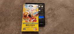 HEAVY! 37.29g One Piece Adventure On Kami’s Island OP15-EB04 Sleeved Booster - Image 1