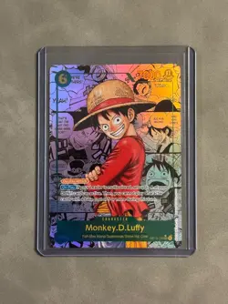 Monkey.D.Luffy Proxy OP13-118 Holo Carrying on His Will - One Piece SEC English - Image 1