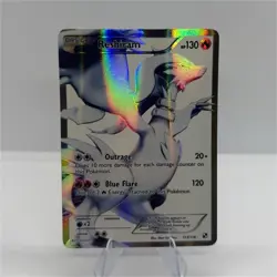 Reshiram Full Art Ultra Rare Holo 113/114 Black & White Pokemon Card - Image 1