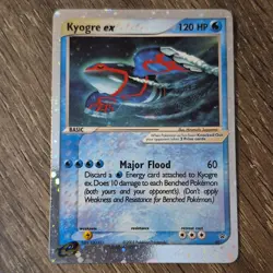 Kyogre ex 001 Nintendo Promo Holo Pokemon TCG Card 120HP Basic Water - Image 1