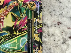 Pokemon M Rayquaza EX Full Art Holo Mega Dragon Card 106/108 - Image 4