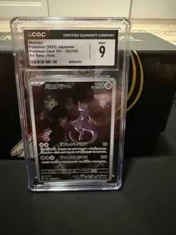 Pokemon Mewtwo AR 183/165 151 SV2a Card Japanese - Image 1
