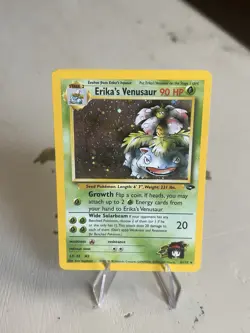 Erika's Venusaur Holo Rare Gym Challenge 4/132 Pokemon Card - Image 1