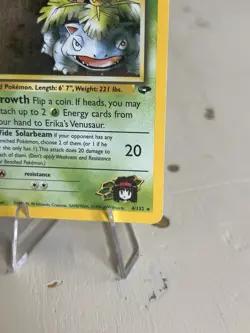 Erika's Venusaur Holo Rare Gym Challenge 4/132 Pokemon Card - Image 4