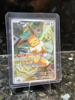 Eevee SVP EN 173 Pokemon TCG Prismatic Evolutions ETB Holo Promo Card English - Image 1