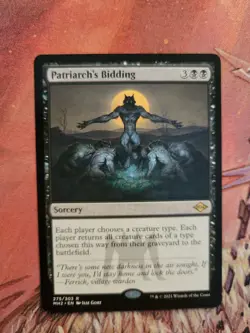 Patriarch's Bidding Modern Horizons 2 275/303 Regular Rare NM MTG - Image 1
