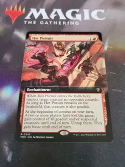 Mtg. 2x Hot Pursuit. Extended Art. Murders at Karlov Manor. Pack Fresh - Image 1