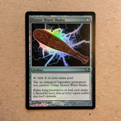 Wizards of the Coast Magic: The Gathering Honor-Worn Shaku Foil Artifact - Image 1