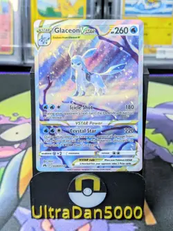 Glaceon VSTAR GG40/GG70 Crown Zenith Galarian Gallery Holo Rare Pokemon Card - Image 1