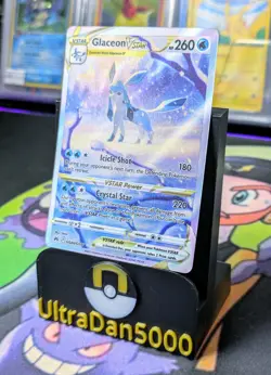 Glaceon VSTAR GG40/GG70 Crown Zenith Galarian Gallery Holo Rare Pokemon Card - Image 2