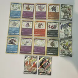 17 Card Shiny Lot Pokemon TCG Shining Fates Vault Raboot Rillaboom Dedenne - Image 1