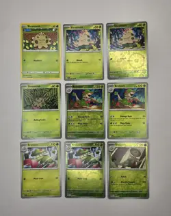 Lot of 9 Shroomish Breloom Various Pokemon Collection Reverse Holo Rare - Image 1