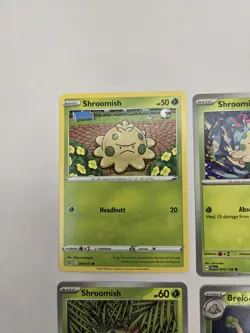 Lot of 9 Shroomish Breloom Various Pokemon Collection Reverse Holo Rare - Image 2