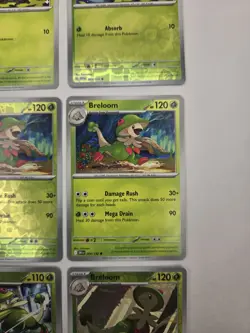 Lot of 9 Shroomish Breloom Various Pokemon Collection Reverse Holo Rare - Image 5