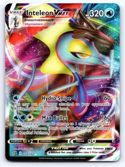 Inteleon VMAX 050/192 Holo VMAX Rare Rebel Clash Pokemon Near Mint - Image 1