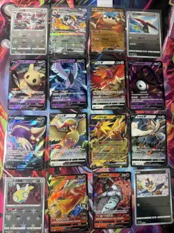 Pokemon 16 Card Lot nm V Max Mega SR Amazing Ex HOLO Rare Hits Only R48 - Image 1