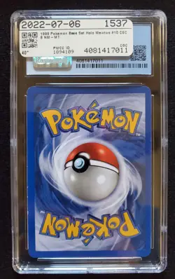 1999 Pokemon Mewtwo Base Set #10/102 CGC 8 NM/Mint - Image 2