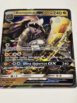 Kommo-o GX 100/145 NM SM Guardians Rising Ultra Rare Pokemon Full Art - Image 3