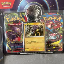 Pokemon TCG Lot Of 6Phantasmal Flames, Mega Evolution 2 Pack Blister, Raikou - Image 2