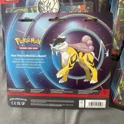 Pokemon TCG Lot Of 6Phantasmal Flames, Mega Evolution 2 Pack Blister, Raikou - Image 3