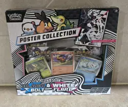 Pokemon TCG: Black Bolt & White Flare- Unova Poster Collection Box NEW/SEALED - Image 1
