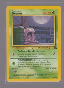 GRIMER 48/62 COMMON FOSSIL POKEMON UNLIMITED NEAR MINT - Image 1