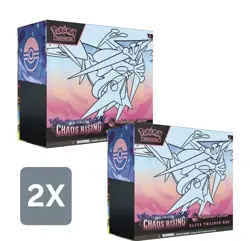 PRESALE Pokemon TCG Chaos Rising POKEMON CENTER ETB ELITE TRAINER BOX X2 - Image 1