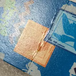 Pokemon Vintage Japanese Nintendo Zukan Mini Carddass - No.123 Scyther #3544 - Image 3