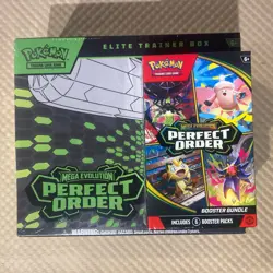 Pokemon TCG: Perfect Order ETB & Booster Bundle SEALED IN HAND Ships Free - Image 1