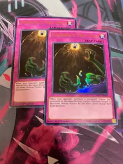 YUGIOH - FLOODGATE TRAP HOLE X2 - ULTRA RARE - NM - 1ST ED - MP17 - Image 1