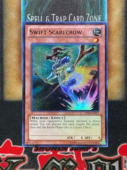 Yugioh Swift Scarecrow AP04-EN007 Super Rare LP - Image 1