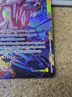 Enel SEC OP15-118 - One Piece TCG English Card Adventure on Kami's Island NM - Image 5