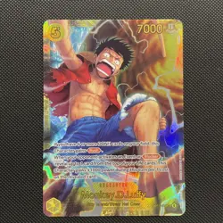 Monkey.D.Luffy OP15-119 SEC - One Piece TCG - English Card Near-Mint Secret Rare - Image 1