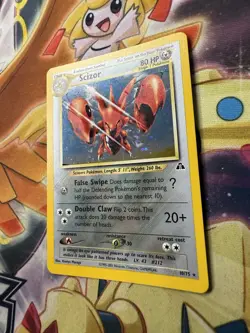 Scizor 10/75 Neo Discovery 2001 Holo Rare WOTC Pokemon Card TCG - NM - Image 2